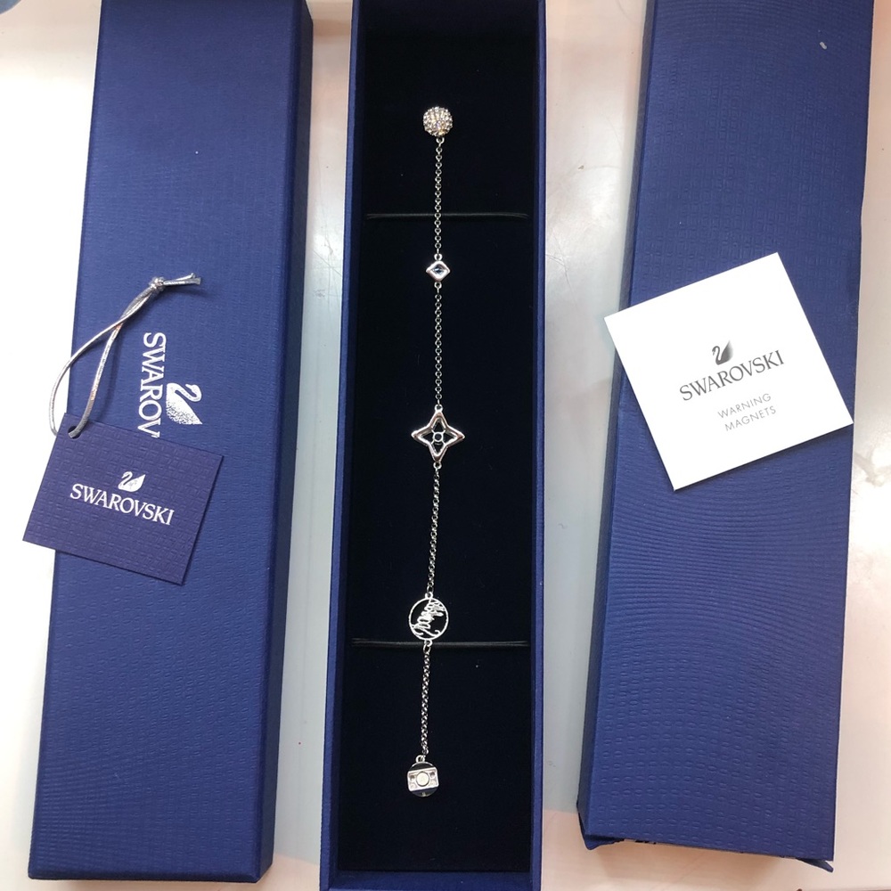 Swarovski Remix Rhodium-plated Crystal Bracelet